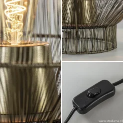 Light & Living tafellamp Vitora antiek brons><noscript><img width=