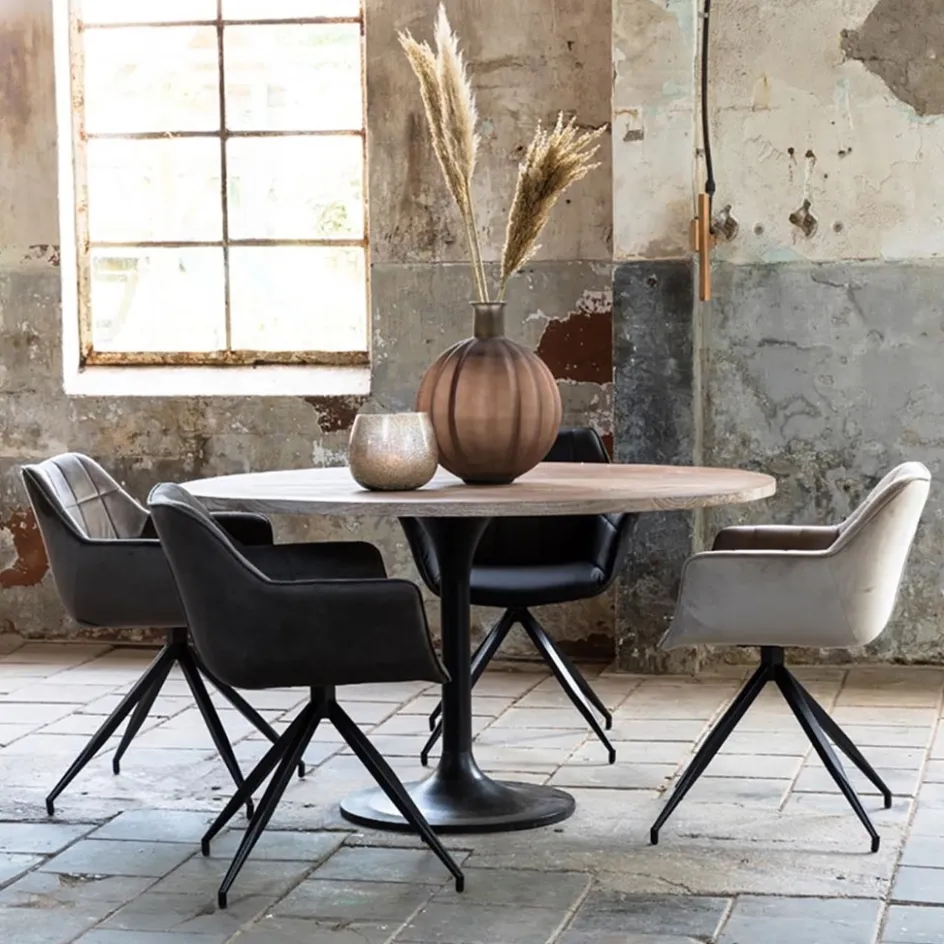 Light and Living eettafel Biboca acacia hout vergrijsd>Straluma Outlet