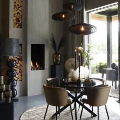 Light and Living hanglamp Bahoto mat zwart 51 cm><noscript><img width=