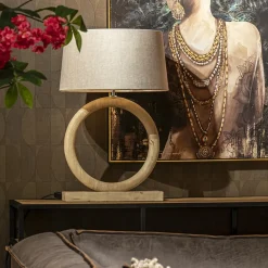 Light and Living lampvoet Nubia hout naturel><noscript><img width=