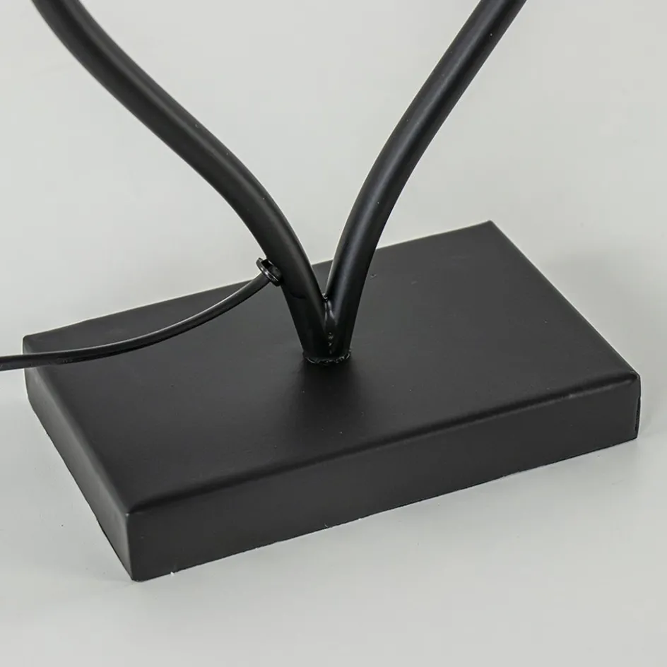 Light and Living lampvoet Okno mat zwart>Straluma New