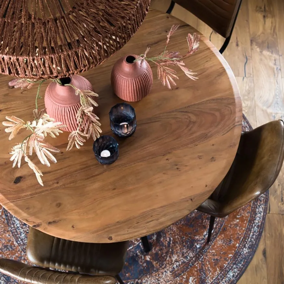 Light and Living ronde eettafel Mimoso acacia hout>Straluma Online