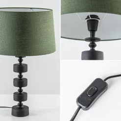 Light and Living tafellamp Gody mat zwart><noscript><img width=