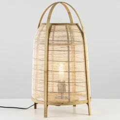 Light and Living tafellamp Jacinto naturel 60 cm>Straluma Clearance