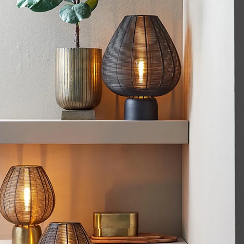 Light and Living tafellamp Suneko antiek brons>Straluma