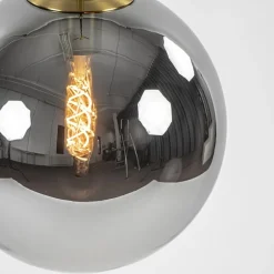 Luxe Light and Living hanglamp Medina brons met smoke glas><noscript><img width=