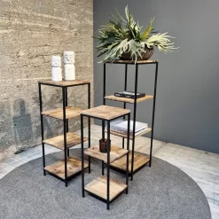 Mango houten kastje 30x30x80 cm><noscript><img width=