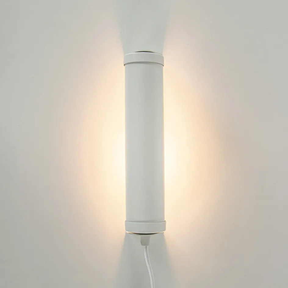 Mat witte wandlamp met snoer>Straluma Outlet
