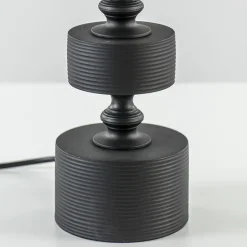 Mat zwarte lampvoet Gody exclusief kap>Straluma Online