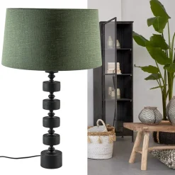 Mat zwarte lampvoet Gody exclusief kap><noscript><img width=