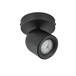 Mat zwarte opbouwspot 1-lichts verstelbaar>Straluma Best