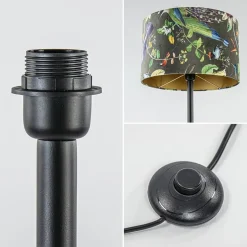 Mat zwarte vloerlamp Dennis Light & Living><noscript><img width=