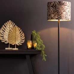 Mat zwarte vloerlamp Dennis Light & Living><noscript><img width=