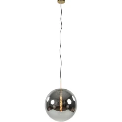 Medina hanglamp bol XL smoke glas met brons>Straluma New