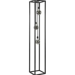 Metalen design vloerlamp zwart frame rechthoek>Straluma Discount