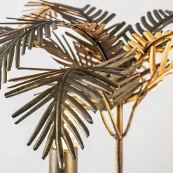 Metalen tafellamp Palm antiek brons Light and Living><noscript><img width=