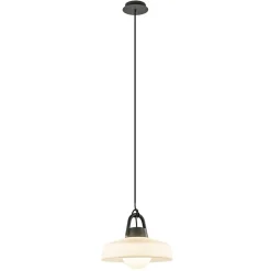 Moderne buitenlamp hang antraciet met wit IP65>Straluma Hot