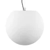 Moderne buitenlamp hang witte bol 45 cm>Straluma Best