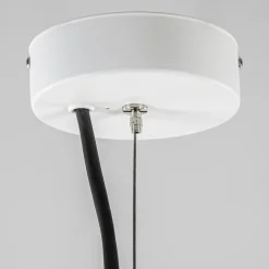 Moderne buitenlamp hang witte bol 45 cm><noscript><img width=