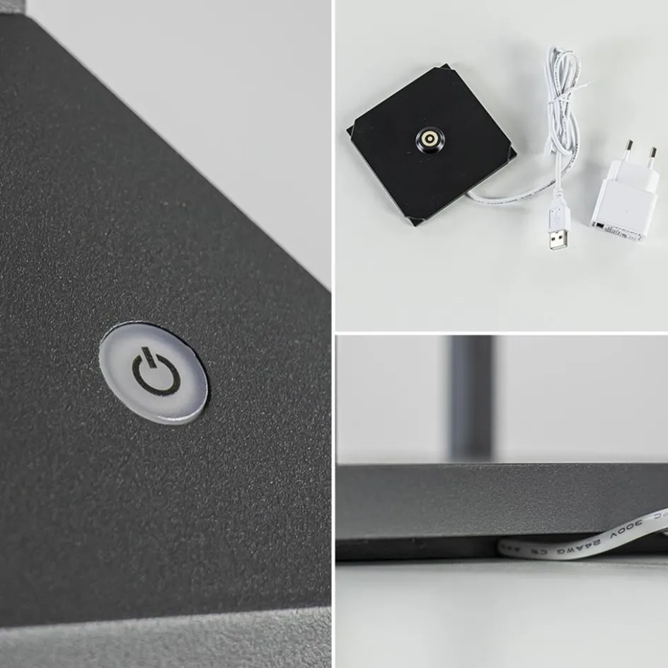 Moderne buitenlamp lantaarn inclusief LED draadloos>Straluma