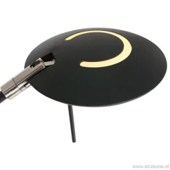 Moderne bureaulamp zwart met dimbaar LED><noscript><img width=