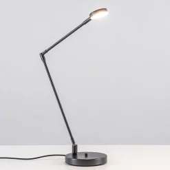 Moderne bureaulamp zwart staal met dimbaar LED>Straluma Sale