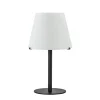 Moderne design tafellamp zwart met witte glazen kap>Straluma Hot