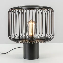 Moderne draad tafellamp mat zwart>Straluma Discount