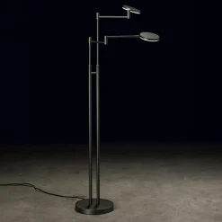 Moderne dubbele LED leeslamp antraciet><noscript><img width=