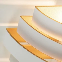 Moderne G9 wandlamp wit met goud><noscript><img width=