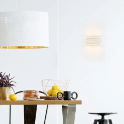 Moderne G9 wandlamp wit met goud><noscript><img width=