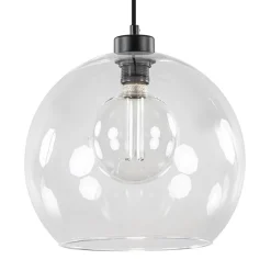 Moderne hanglamp met helder glas 30 cm>Straluma Online