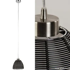 Moderne hanglamp zwart klein><noscript><img width=