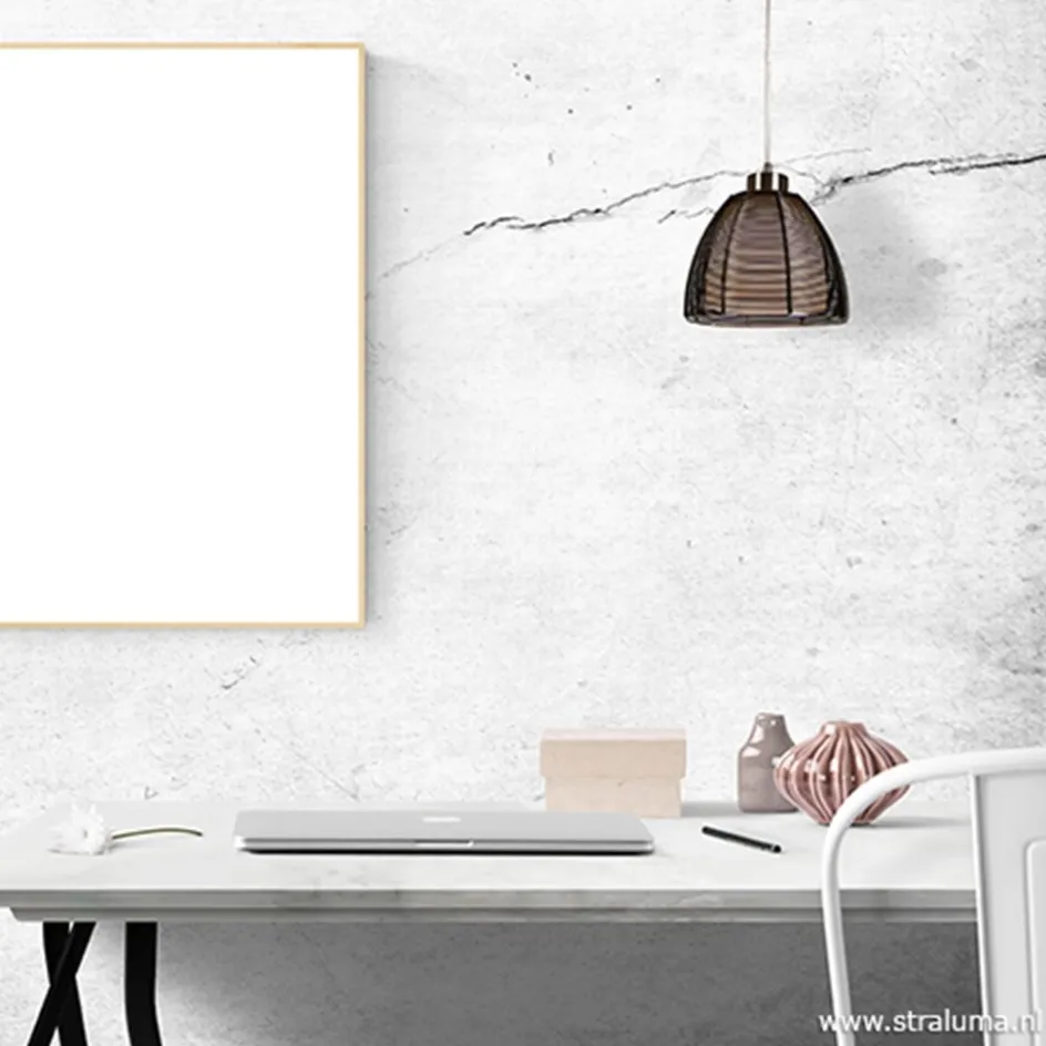 Moderne hanglamp zwart klein>Straluma Best