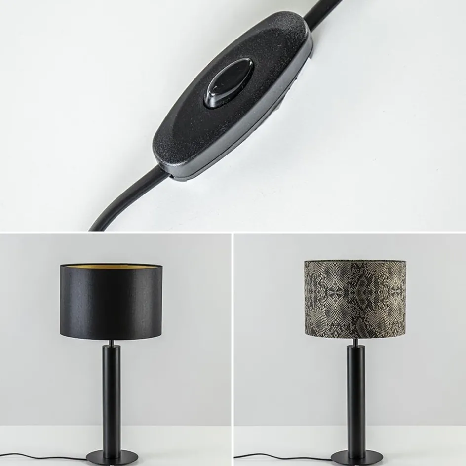 Moderne lampvoet cilinder mat zwart excl kap>Straluma