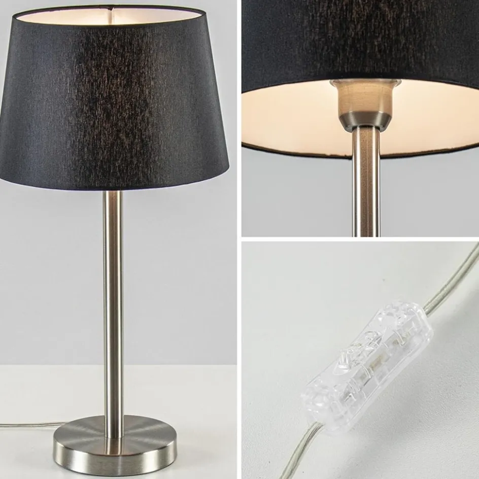 Moderne lampvoet Washington nikkel excl. kap>Straluma