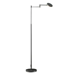 Moderne LED leeslamp vloerlamp antraciet>Straluma Outlet