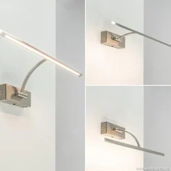 Moderne LED schilderijverlichting nikkel dimbaar><noscript><img width=