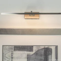 Moderne LED schilderijverlichting nikkel dimbaar><noscript><img width=