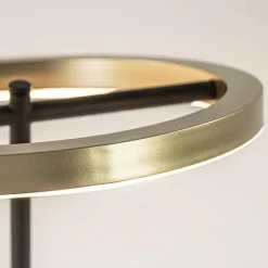 Moderne LED tafellamp zwart/goud dimbaar><noscript><img width=