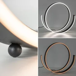 Moderne LED tafellamp zwart met dim to warm functie><noscript><img width=