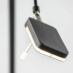 Moderne LED vloerlamp zwart met verstelbare arm><noscript><img width=