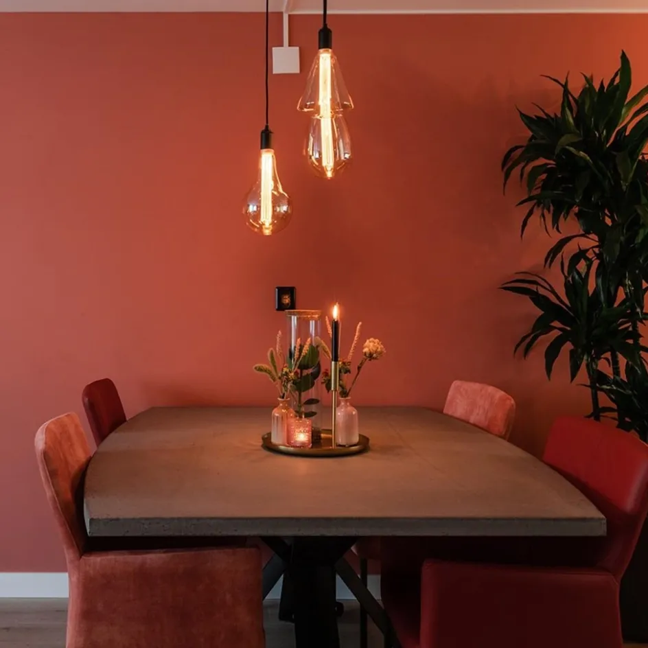 Moderne 3-lichts hanglamp zwart exclusief bronnen>Straluma Discount