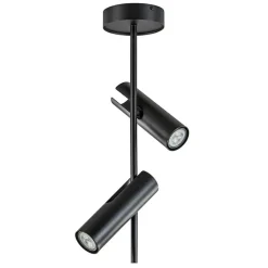 Moderne 2-lichts opbouwspot zwart verstelbaar>Straluma Discount