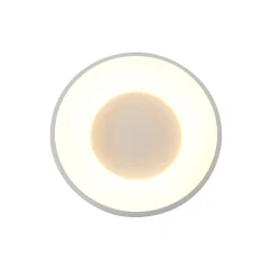 Moderne plafondlamp wit met geïntegreerd LED><noscript><img width=