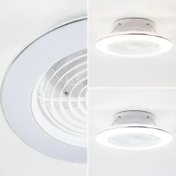 Moderne plafondventilator inclusief dimbaar LED klein><noscript><img width=