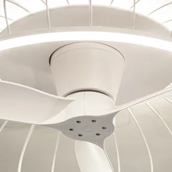 Moderne plafondventilator wit inclusief LED verlichting>Straluma Hot