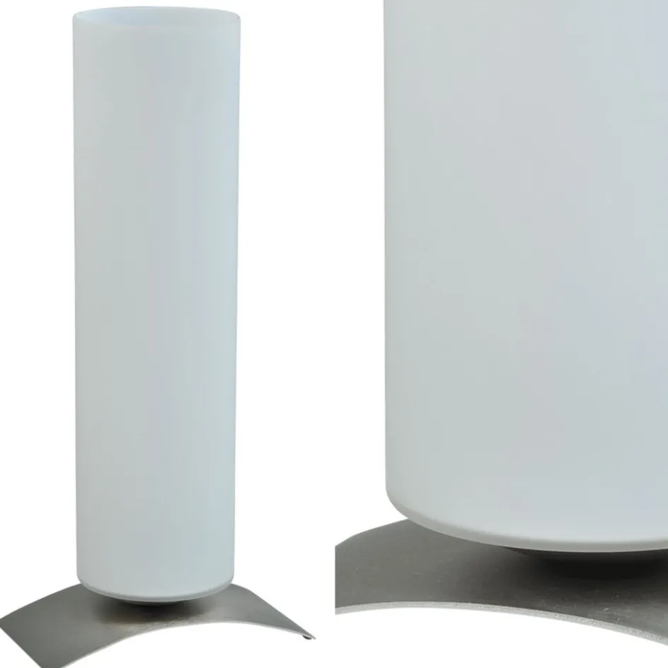 Moderne tafellamp Oblica zuil nikkel>Straluma Sale