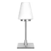 Moderne tafellamp staal/glas met dimmer>Straluma Online