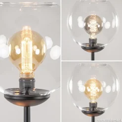 Moderne vloerlamp met glazen bollen><noscript><img width=